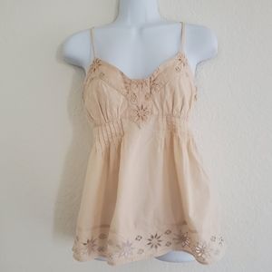 Banana Republic cotton spaghetti strap top